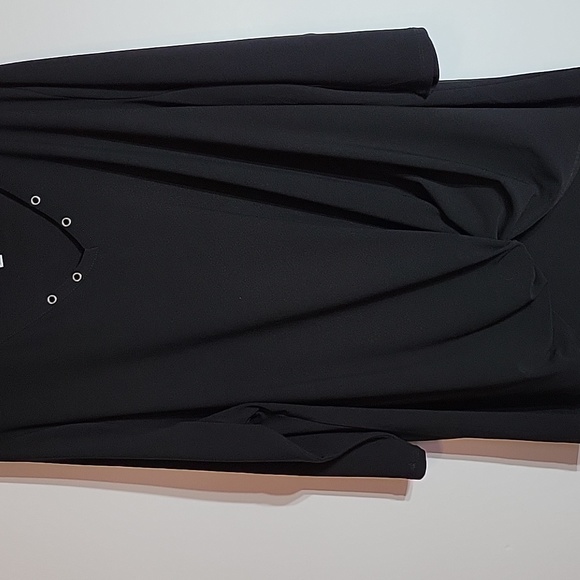 89th & Madison Black ruched 3 XL women's top - Picture 12 of 12